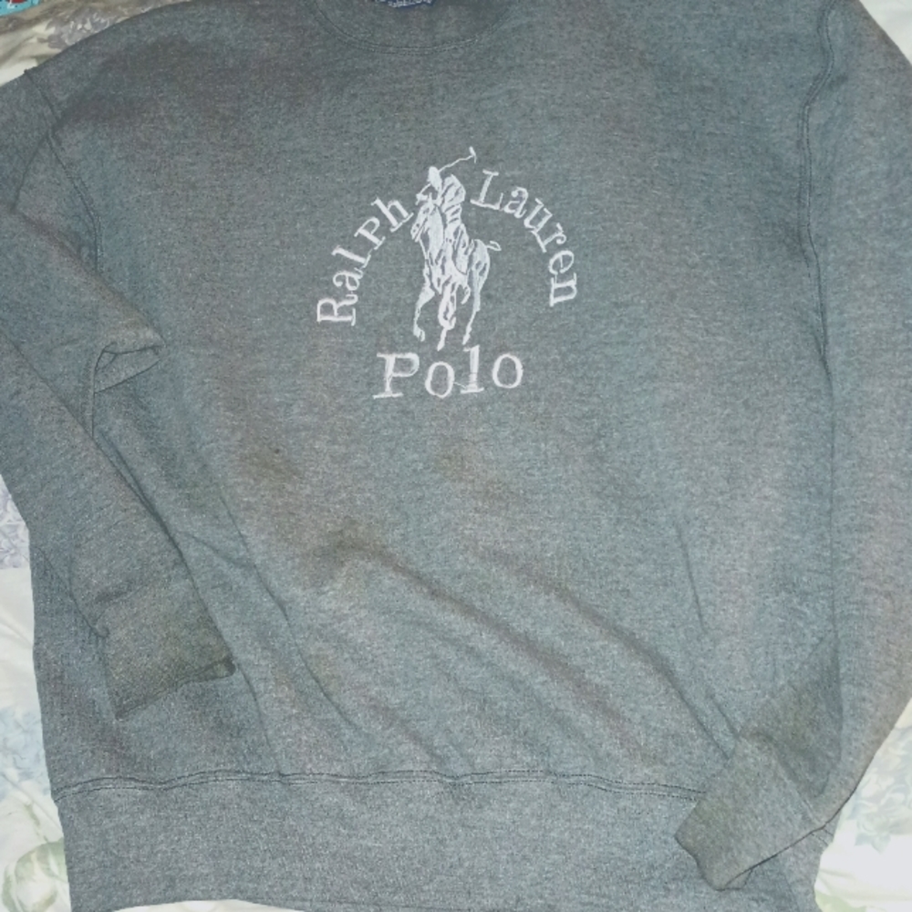 Regular polo sweatshirt I'm assuming it's XL tag is kinda funky